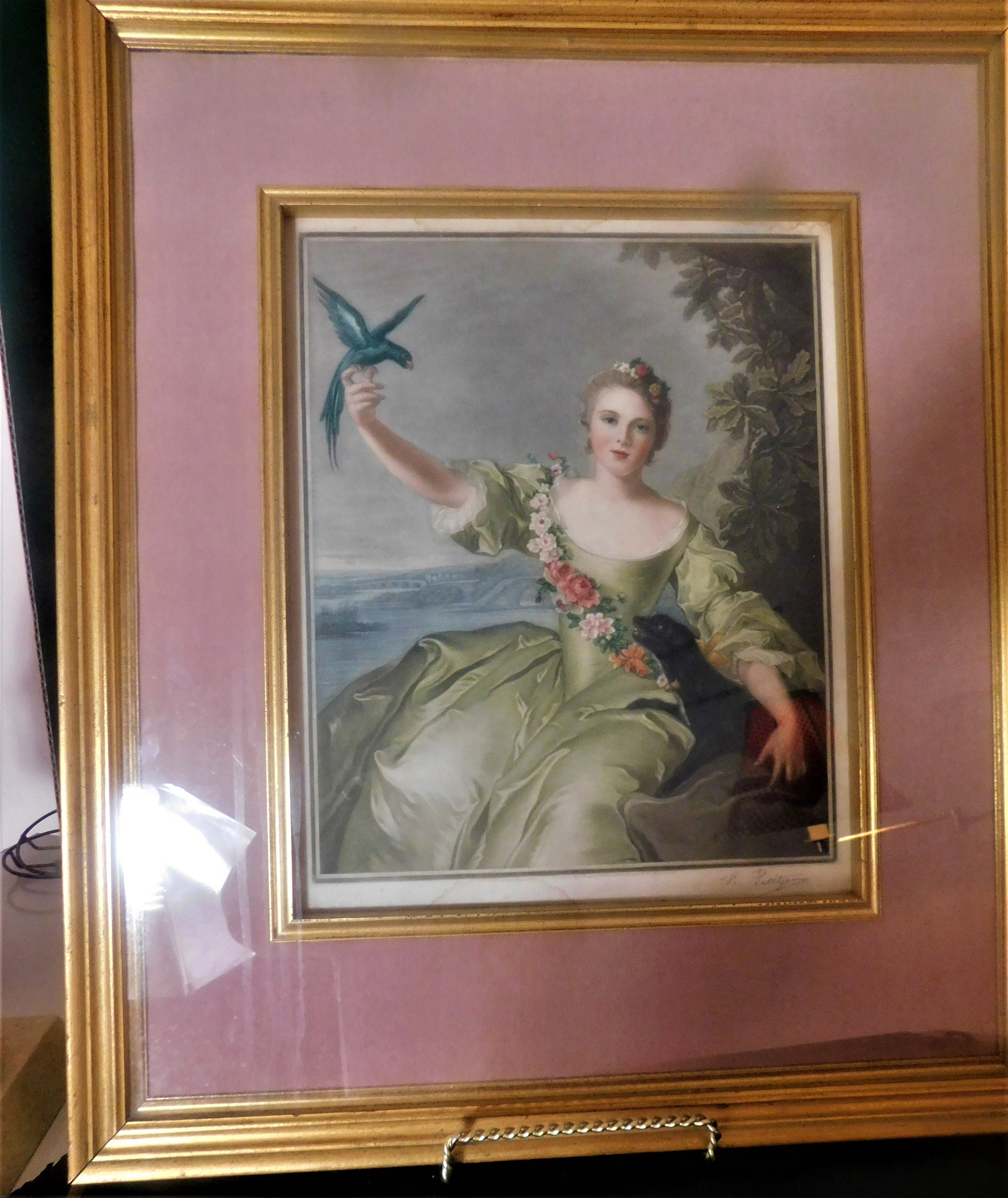 Antique Vintage Bird Prints in Gold Frames Etsy