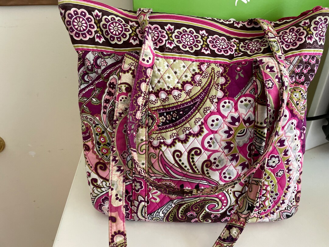 Vera Bradley Fabulous Magnificent Large Shoulder Strap Bag W Zipper