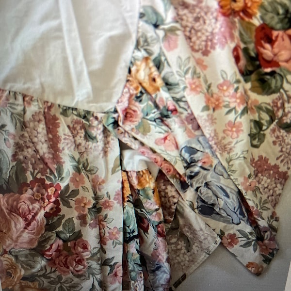 King Bed Skirt Split Corners Etsy