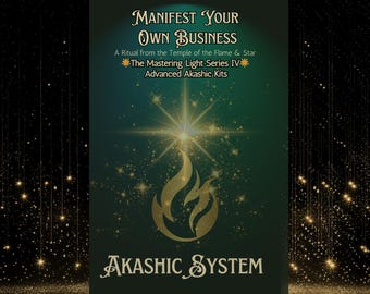 Manifest Your Own Business – Advanced Ritual Kit for Stability, Direction and Creating A Business (Digital)