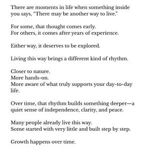 May include: A page from a book with the title "Personal Note" and text about self-reflection and personal growth. The text includes phrases like "another way to live" and "Growth happens over time."