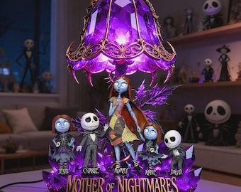 Dark Mom Acrylic Light Box - Personalized Gifts For Mom