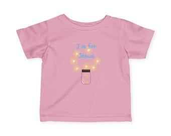 J is for Jesus Infant Tee | Baby Christian Shirt, Religious Nursery Top