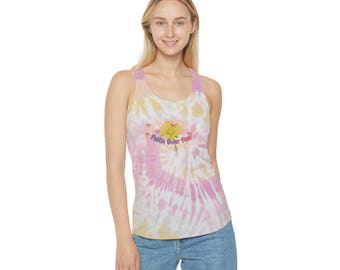 Glaube über Angst Tie Dye Tank Top