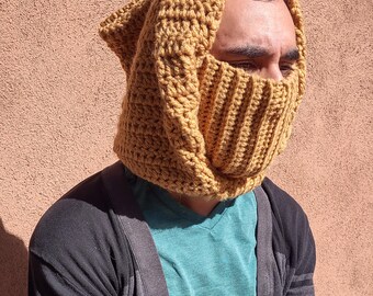 Crochet Hooded Balaclava