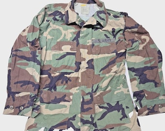 USGI Medium Regular Woodland Camo BDU Field Shirt M81 Jacket