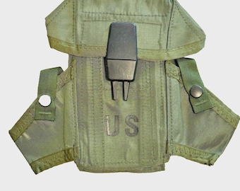 USGI Alice Pouch Small Arms Triple Mag Pouch (Clips Not Included)