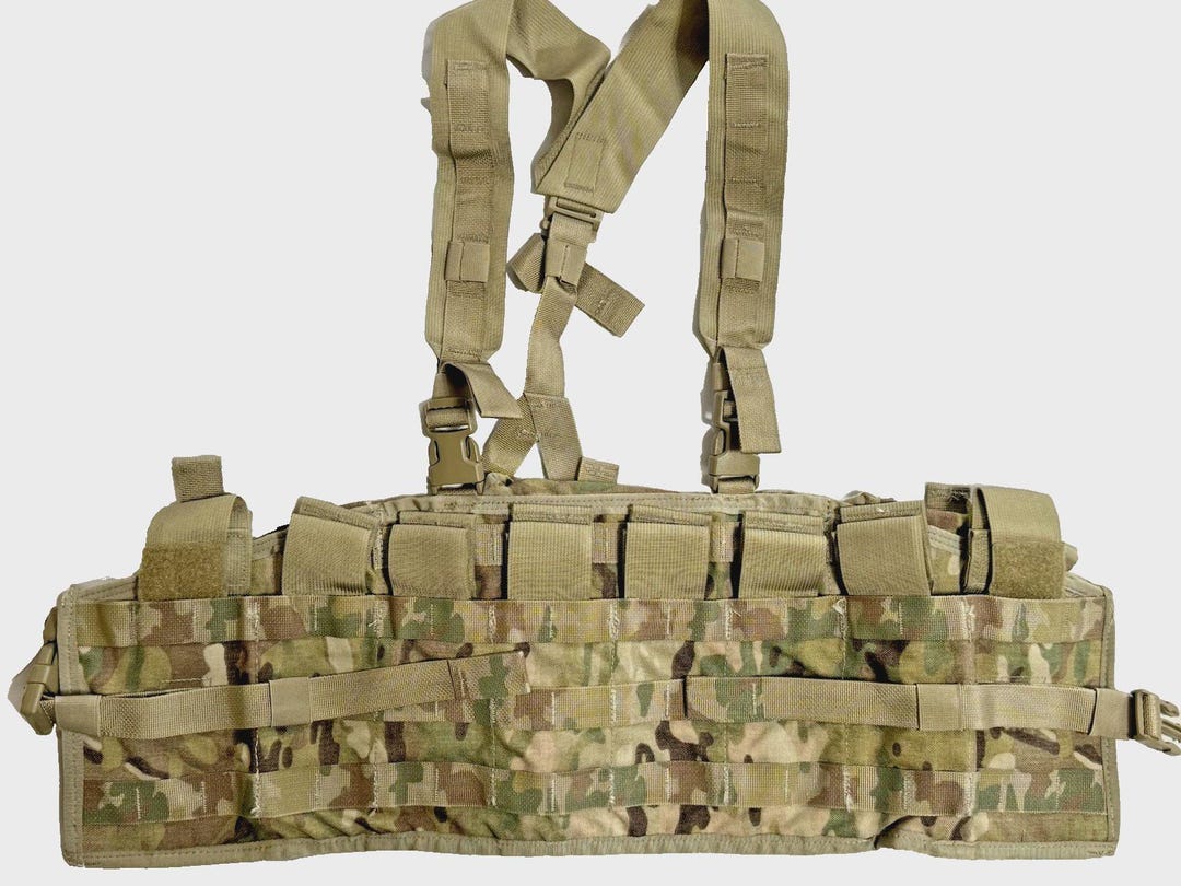 Usgi Rig OCP Multicam TAP Panel Tactical Assault Chest Rig W/ Shoulder Straps ...