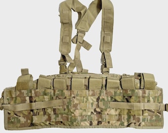 OCP Multicam TAP Panel Tactical Assault Chest Rig W/ Shoulder Straps USGI Molle ii