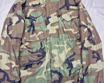 USGI M81 Woodland Camo Small Regular M65 Field Jacket Without Liner