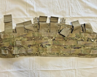DAMAGED OCP Multicam TAP Panel Chest Rig Without Shoulder Straps Usgi Molle ii