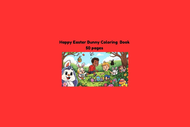 Easter Coloring Book for Kids Printable Activity Pages/ PDF Instant ...
