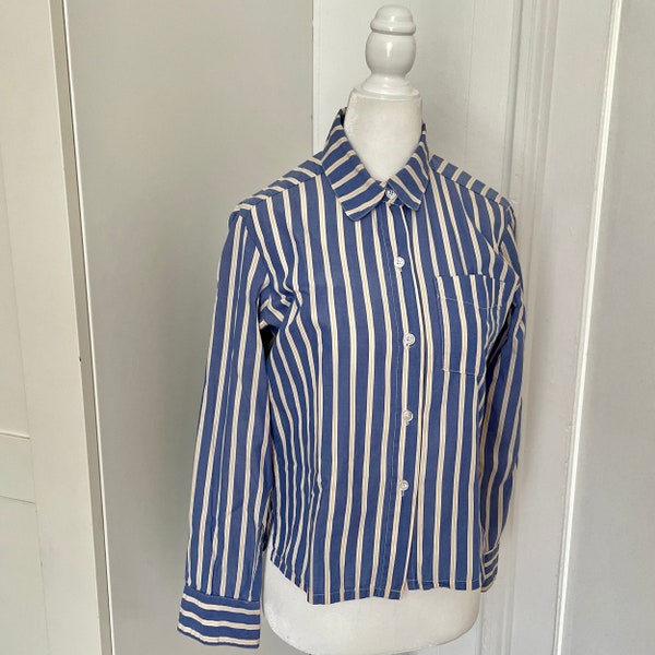 Original USA X-Girl Vintage 90s Lafayette St. NYC Button Down Oxford Shirt