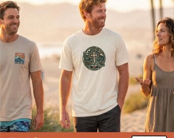 EverSince // Aloha Swirl // Camiseta unisex personalizada con fecha de salvación