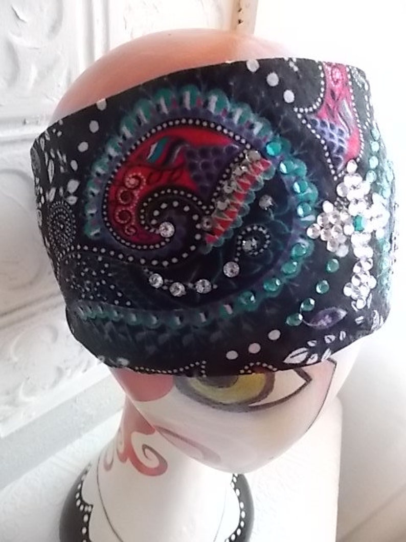 Blinged Out Riding Bandana/Crystal Bandana/Motorcycle Etsy
