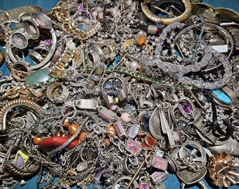 Sterling Silver Jewelry Sold By The Gram-10 Gram Lot