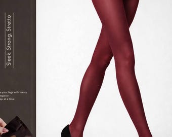 Stretto Luxury Legwear 40 den Burgundy