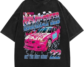 JDM Graphic Tee, Racing Car Shirt, Drift Streetwear Tee, Y2K Racing Graphic Shirt, Tuner Car Tee, Car Enthusiast Gift