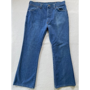 パンツ 70s Vintage baggy flare denim pants Mens 70s Vintage Flare Jeans 36 - Etsy