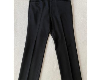 Levi's Herren 34x30 Action Slacks Schwarze Vintage Hose mit geradem Bein, Anzughose