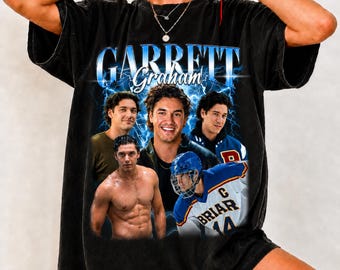 Camiseta Garrett Graham Comfort Colors, Camiseta Graham 44 da Universidade Briar, Camiseta Off Campus, Camiseta Hockey Romance, Briar U, Camiseta Campus Hockey