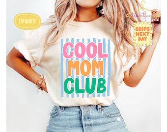 Comfort Colors Mom Club Shirt, Trendy Mama Tee, Mothers Day Shirt
