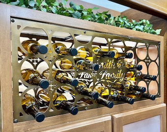 Orion Wine Iron Wine Rack Display Bottle Wine Stylish Wine Storage