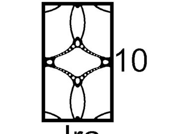 Ira mini insert sample custom decorative mullion door kitchen bath cupboard insert wine door personalize accent hutch cabinetry metal