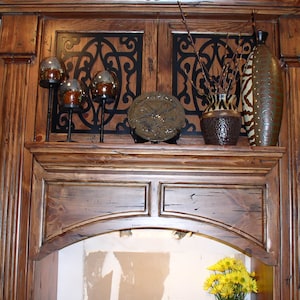 Kallie cabinet door insert custom decorative mullion door kitchen bath cupboard insert wine door personalize accent hutch cabinetry metal