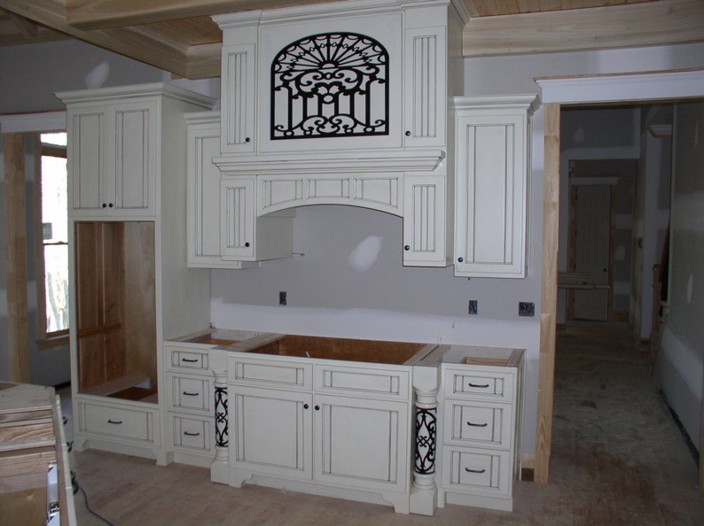 Door Panel Insert in decorative iron. Design name Etsy