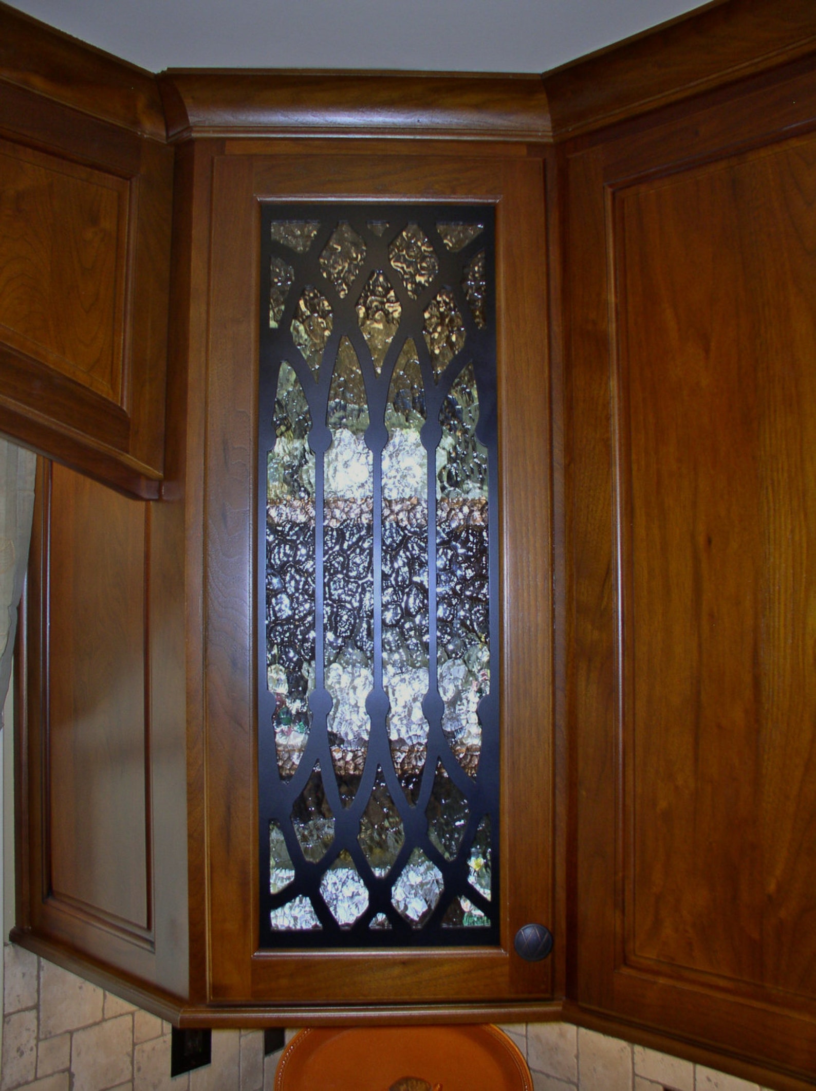 Door Panel Insert in decorative iron.Design name