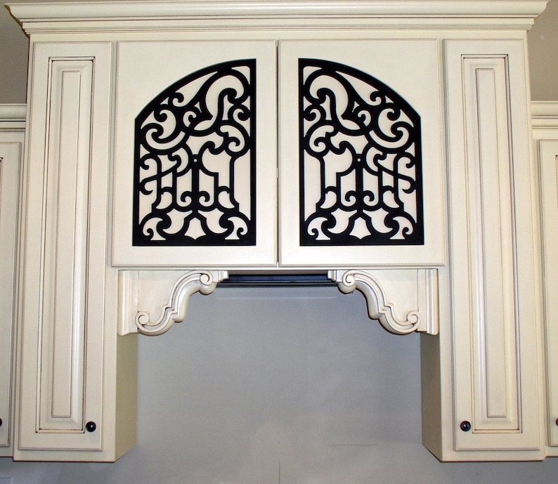 Door Panel Insert in decorative iron