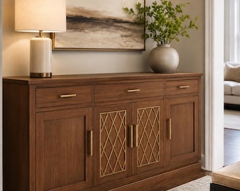 Candace Custom Metal Cabinet Door Insert Sample: Decorative Accent Hutch Accent (6x10 inches)