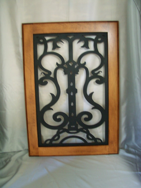 Elon Cabinet Door Panel Insert In Decorative Iron Available Etsy