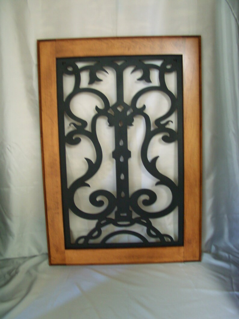 Door Panel Insert in decorative iron