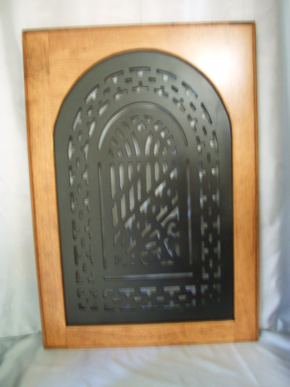 Lousiana Cabinet Door Panel Insert In Decorative Iron Etsy