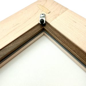 Cabinet Insert retainer wood 1/4&quot; by 7/16&quot; flat trim glass panel secure trim insert holder