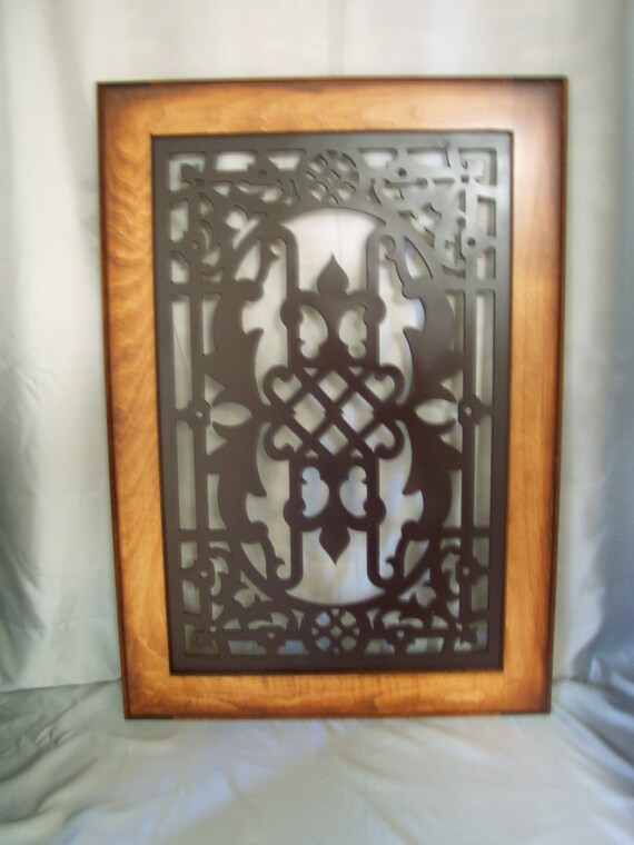 Serah Cabinet Door Panel Insert In Decorative Iron Available Etsy