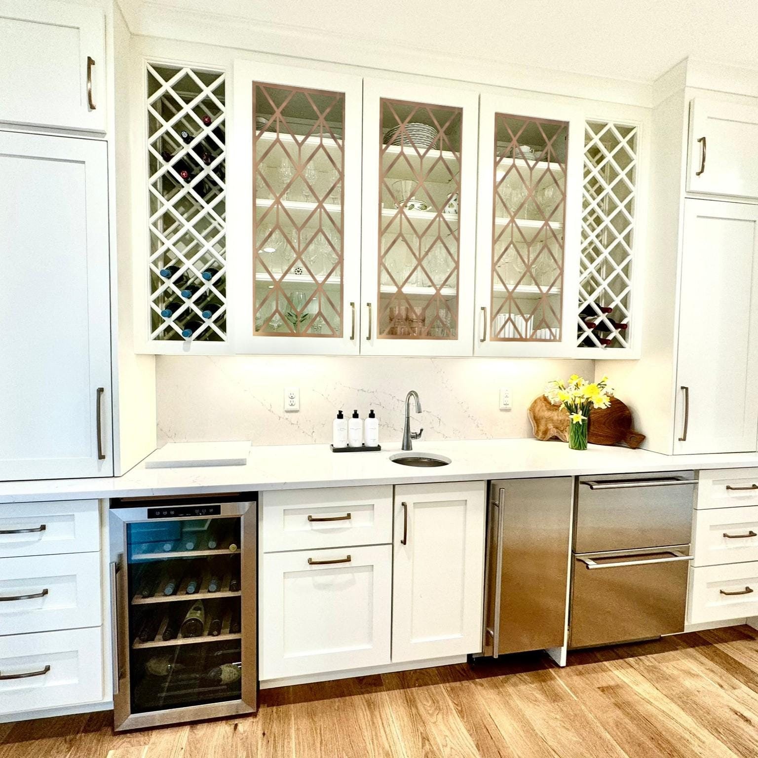 Kinsley Cabinet Door Insert Custom Decorative Mullion Door Kitchen Bath