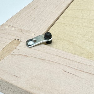 Cabinet Insert retainer glass panel secure zinc metal insert holder