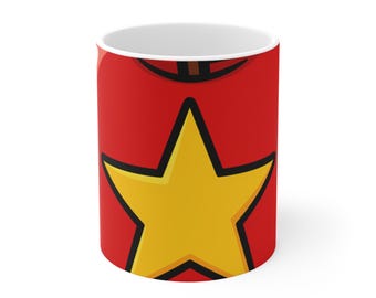 Teacher Apple Art Mug — Thank You Teacher Coffee Cup 2026