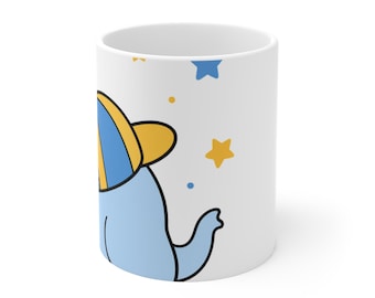 Baby Boy Elephant Personalized - Coffee Mug