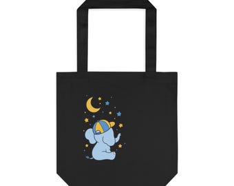 Baby Boy Elephant Personalized - Tote Bag