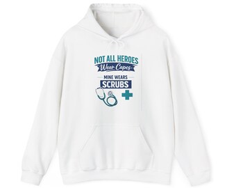 Enfermeras heroínas con uniforme médico: sudadera con capucha.