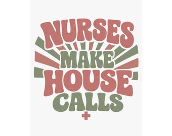 Proud Nurse Typography Art - Nurses Week Gift
