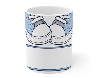 Baby Boy Sneakers Personalized - Coffee Mug