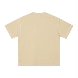 Unisex Sunfade Waffle Boxy T-Shirt image 6