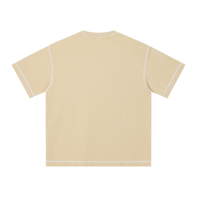 Unisex Sunfade Waffle Boxy T-Shirt image 6