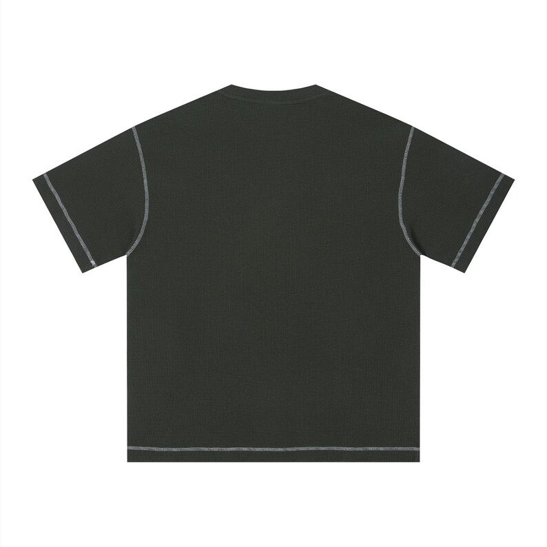 Unisex Sunfade Waffle Boxy T-Shirt image 10