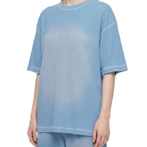 Unisex Sunfade Waffle Boxy T-Shirt image 19